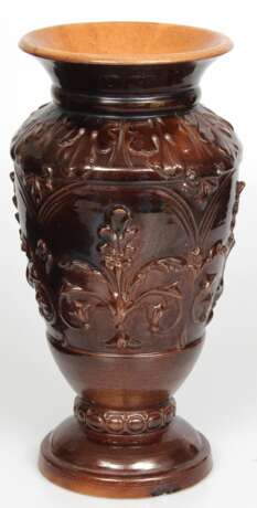Ceramic vase with folk motif Ceramic Mid-20th century - photo 2