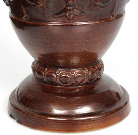 Vase en c&eacute;ramique avec motif folklorique Keramik Mid-20th century - Foto 6
