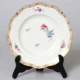 Painted Meissen porcelain decorative plate Porcelain 18th century - photo 1