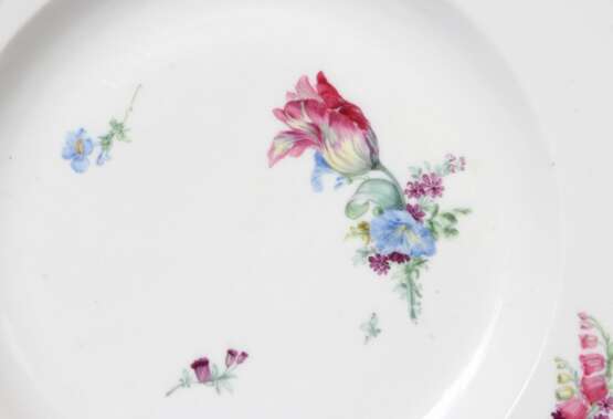 Расписная декоративная тарелка из мейсенского фарфора Фарфор 18th century г. - фото 2