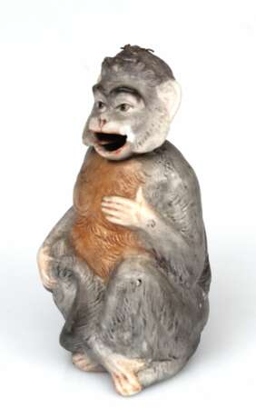 Porcelain figurine Monkey with moving head Porcelain Early 20th century - photo 5