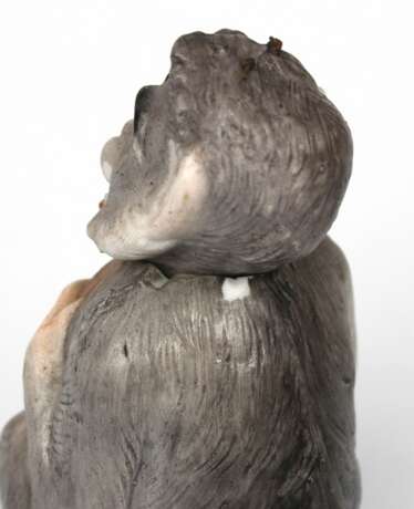 Фарфоровая статуэтка Обезьянка с подвижной головой Фарфор Early 20th century г. - фото 7