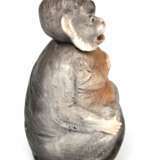 Figurine en porcelaine Singe &agrave; t&ecirc;te mobile Porzellan Early 20th century - Foto 8