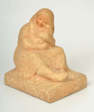 Figurine en c&eacute;ramique ``Maternit&eacute;`` Céramique Mid-20th century - photo 2