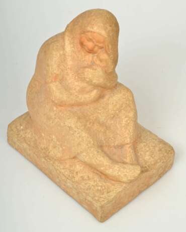 Ceramic figure ``Motherhood`` Ceramic Mid-20th century - photo 3