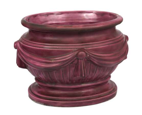 Classicism style majolica flower pot Majolica At the turn of the 18th -19th century - photo 1