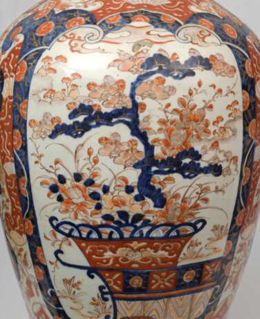 Painted porcelain vase Porcelain 19th century - photo 6