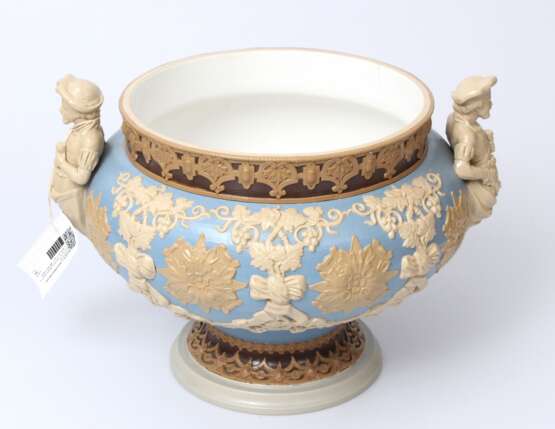 Pot de fleurs peint Keramik At the turn of 19th -20th century - Foto 1