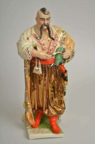 Figurine en porcelaine de Polonsk Tara Bull Porcelaine Mid-20th century - photo 1