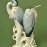 Figurine en porcelaine Grues Porzellan Early 20th century - Foto 3