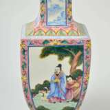 Vase chinois en porcelaine peinte Porcelaine 18th century - photo 4