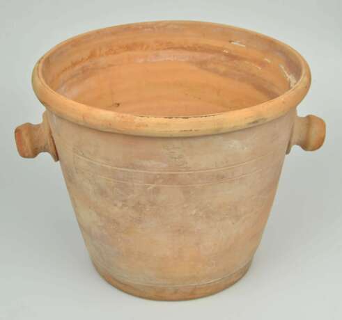 Kuznetsov clay flower pot Early 20th century - photo 1