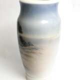 Porcelain vase Landscape with house Porcelain Early 20th century - photo 2