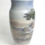 Porcelain vase Landscape with house Porcelain Early 20th century - photo 4