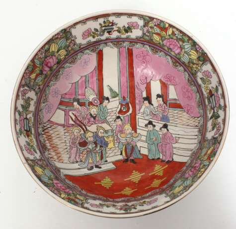 Painted porcelain bowl Porcelain At the turn of 19th -20th century - photo 2