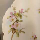 Porcelain plate Pink flowers Porcelain Mid-19th century - photo 2