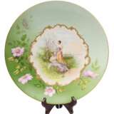 Decorative porcelain plate Porcelain At the turn of 19th -20th century - photo 1