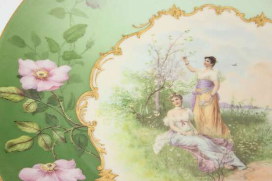 Декоративная фарфоровая тарелка Фарфор At the turn of 19th -20th century г. - фото 5