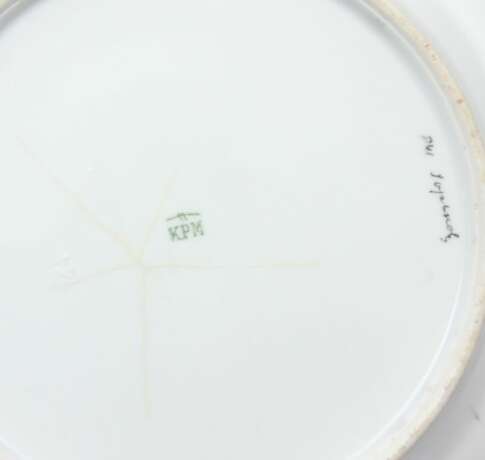 Decorative porcelain plate Riga Porcelain Early 20th century - photo 6