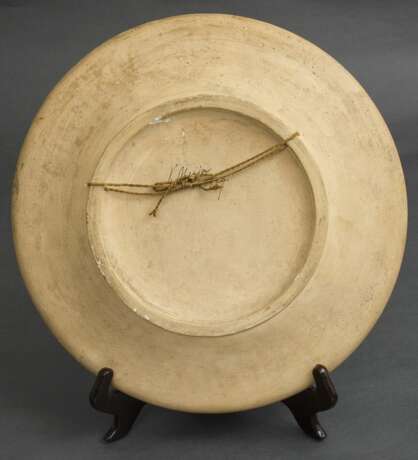 Assiette en c&eacute;ramique `Danseuse folklorique` Keramik Early 20th century - Foto 2