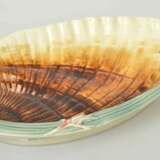 Decorative plate Shell Faience Early 20th century - photo 4