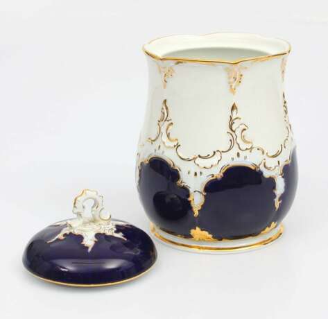 Ustensile en porcelaine avec couvercle Porcelaine Early 20th century - photo 2