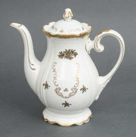 Porcelain tea - cofee set for 5 person`s Porcelain Mid-20th century - photo 3
