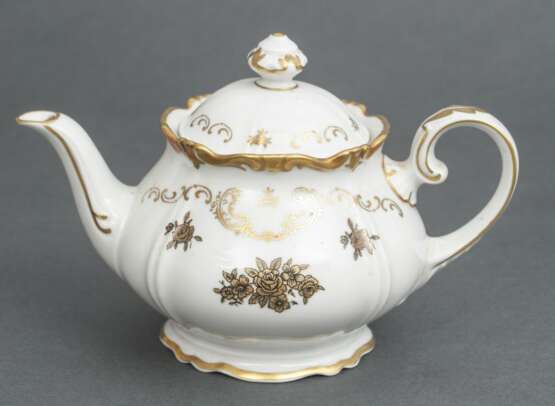 Porcelain tea - cofee set for 5 person`s Porcelain Mid-20th century - photo 6