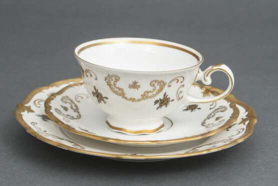 Фарфоровый чайно-кофейный сервиз на 5 персон Фарфор Mid-20th century г. - фото 7
