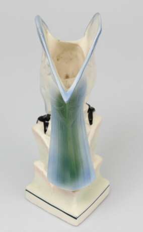 Figurine-vase en porcelaine Perroquet Porzellan Early 20th century - Foto 7