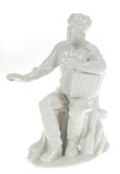 Figurine en porcelaine &laquo; Soldat Tjorkins &raquo; 