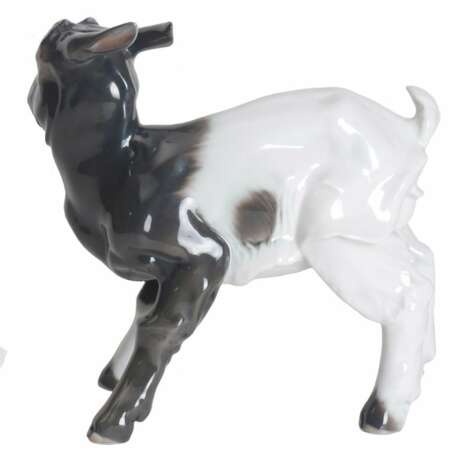 Porcelain figurine Goat Porcelain Early 20th century - photo 3