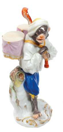 figurine en porcelaine singe Porzellan Early 20th century - Foto 1