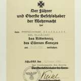 Ritterkreuz des Eisernen Kreuzes 1939, - фото 1