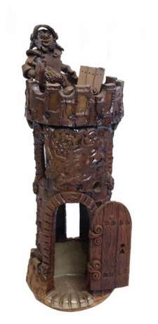 Objet d&amp;39;int&eacute;rieur en c&eacute;ramique Chevalier dans la tour Keramik Mid-20th century - Foto 1