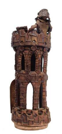Objet d&amp;39;int&eacute;rieur en c&eacute;ramique Chevalier dans la tour Keramik Mid-20th century - Foto 5