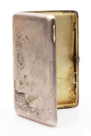 Silver cigarette case Silver At the turn of 19th -20th century - photo 4