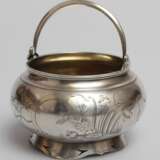 Silver sugar bowl Silver At the turn of 19th -20th century - photo 1