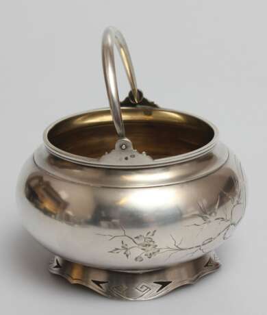 Silver sugar bowl Silver At the turn of 19th -20th century - photo 4