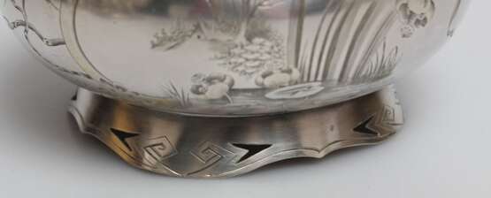Silver sugar bowl Silver At the turn of 19th -20th century - photo 5