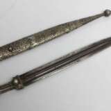 Серебряная кортика с серебряной ручкой и безелем Серебро Early 20th century г. - фото 2