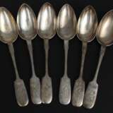 Silver tablespoons (6 pcs.) Silver Late 19th century - photo 3