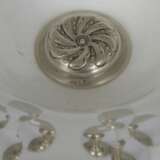 Glass fruit bowl on a silver foot Silver Early 20th century - photo 2