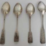 Silver spoons (4 pcs.) Silver Early 20th century - photo 2
