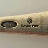 Russian Karl Faberge silver teaspoons 10 pcs. Silver At the turn of 19th -20th century - photo 4