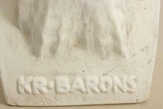 Buste en gypse Krishjanis Barons Early 20th century - Foto 4