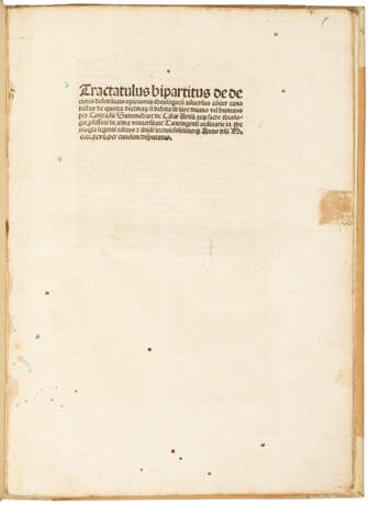 Summenhart's Tractatulus bipartitus de decimis - photo 1
