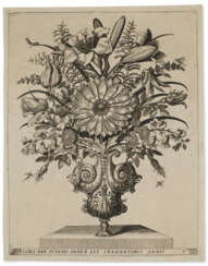 A suite of emblematic florilegium engravings