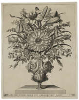 A suite of emblematic florilegium engravings