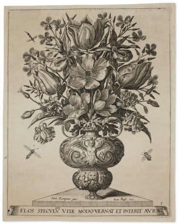 A suite of emblematic florilegium engravings - photo 6